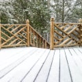 Dealing with Ice and Snow on Your Deck