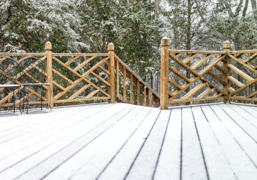 Dealing with Ice and Snow on Your Deck