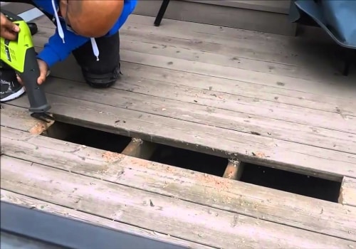 How to Remove Damaged Boards on Your Deck